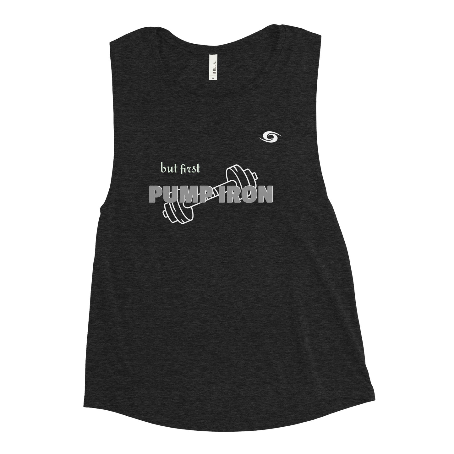 Ladies’ Muscle Tank- She is The Storm Pump Iron