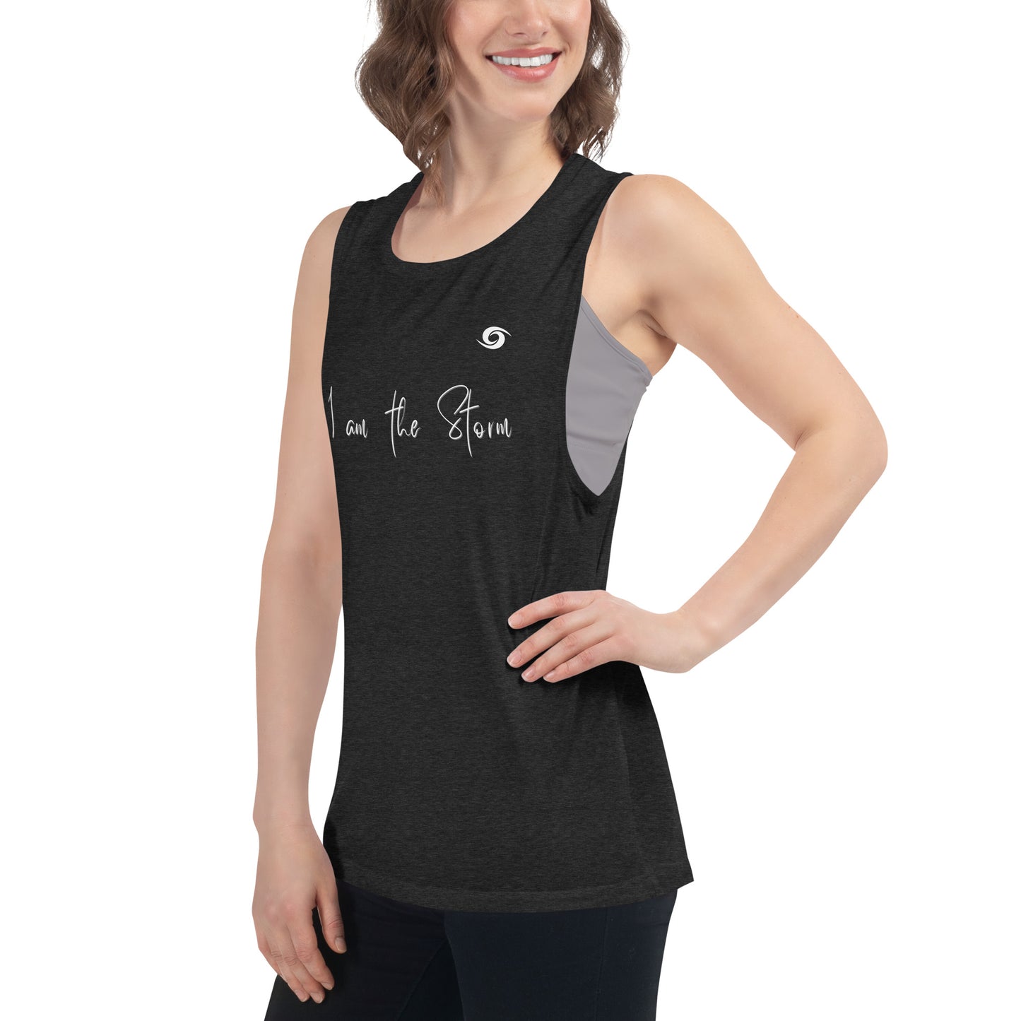 Ladies’ Muscle Tank She is The Storm