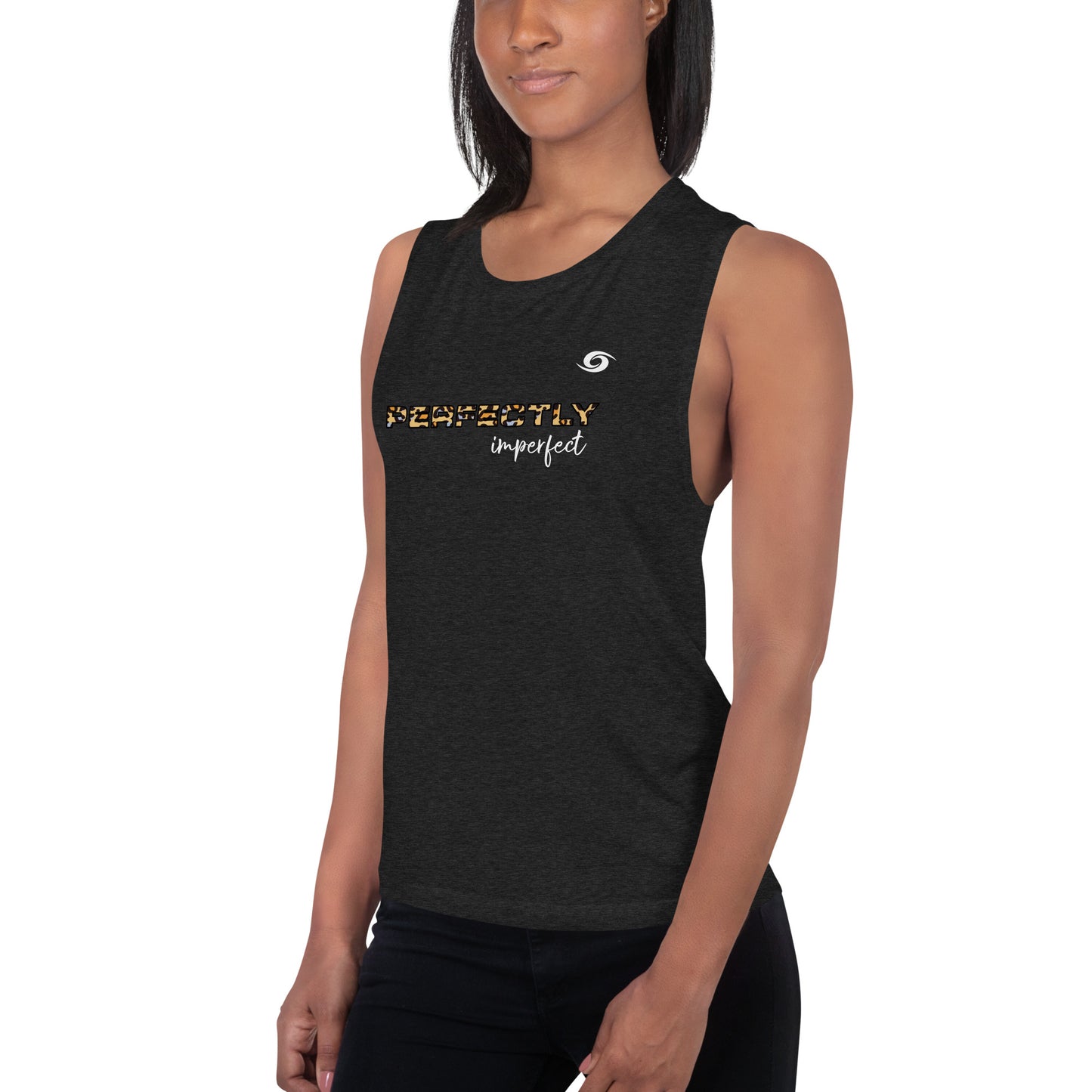 Ladies’ Muscle Tank She is The Storm- Perfectly Imperfect