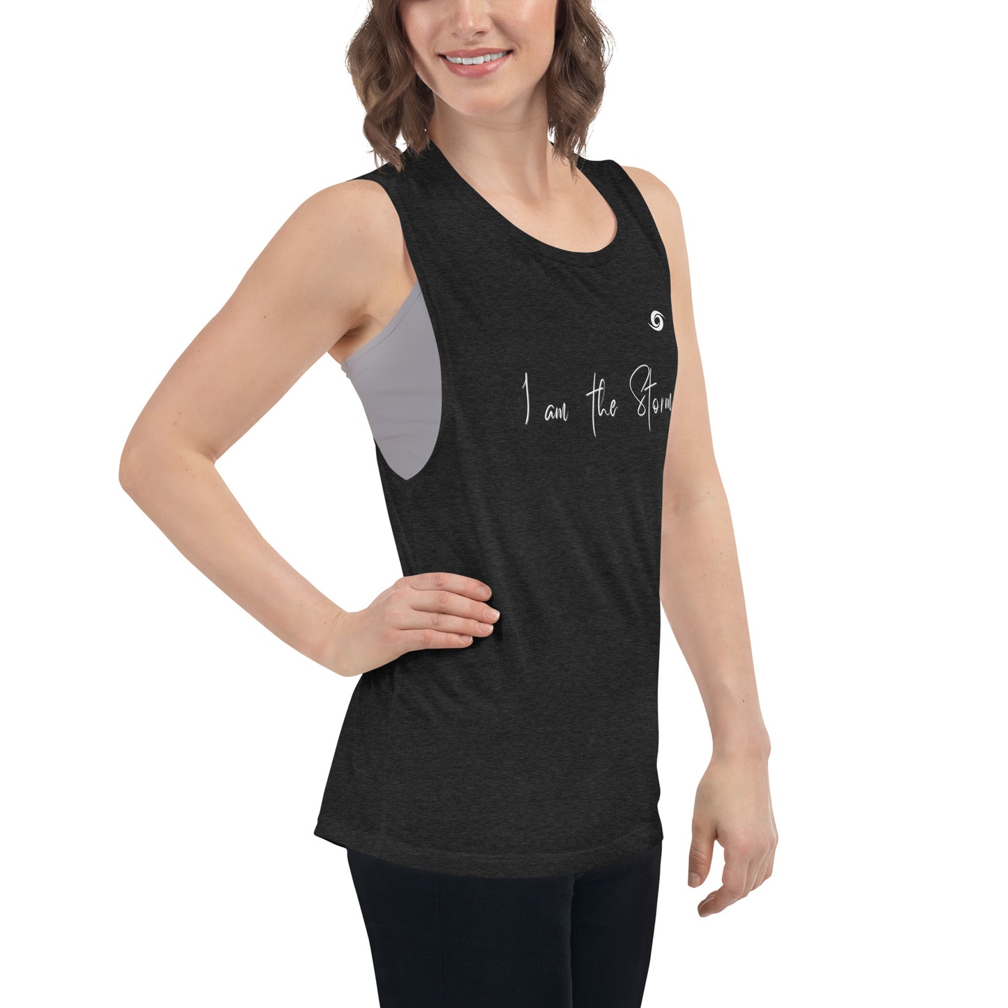 Ladies’ Muscle Tank She is The Storm