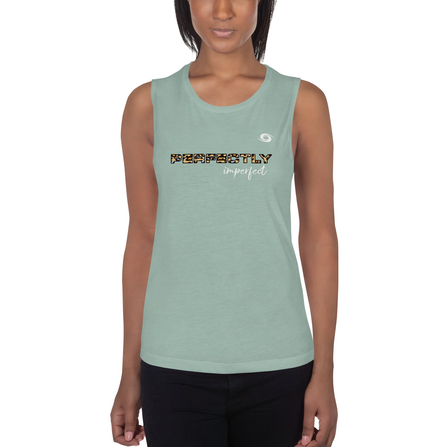 Ladies’ Muscle Tank She is The Storm- Perfectly Imperfect