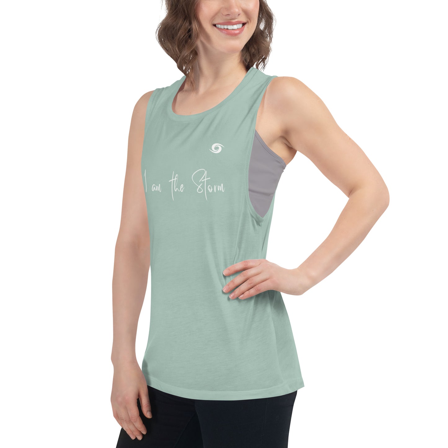 Ladies’ Muscle Tank She is The Storm