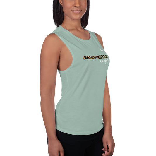 Ladies’ Muscle Tank She is The Storm- Perfectly Imperfect