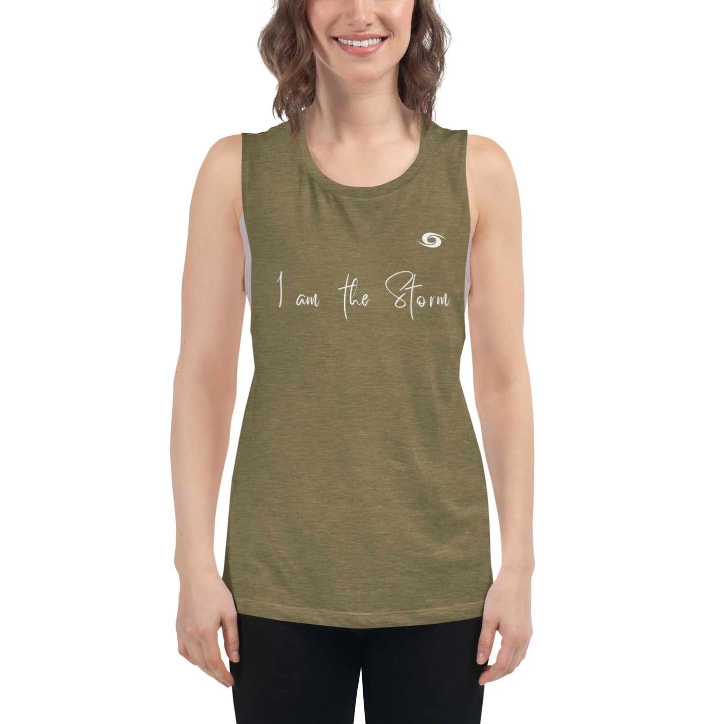 Ladies’ Muscle Tank She is The Storm