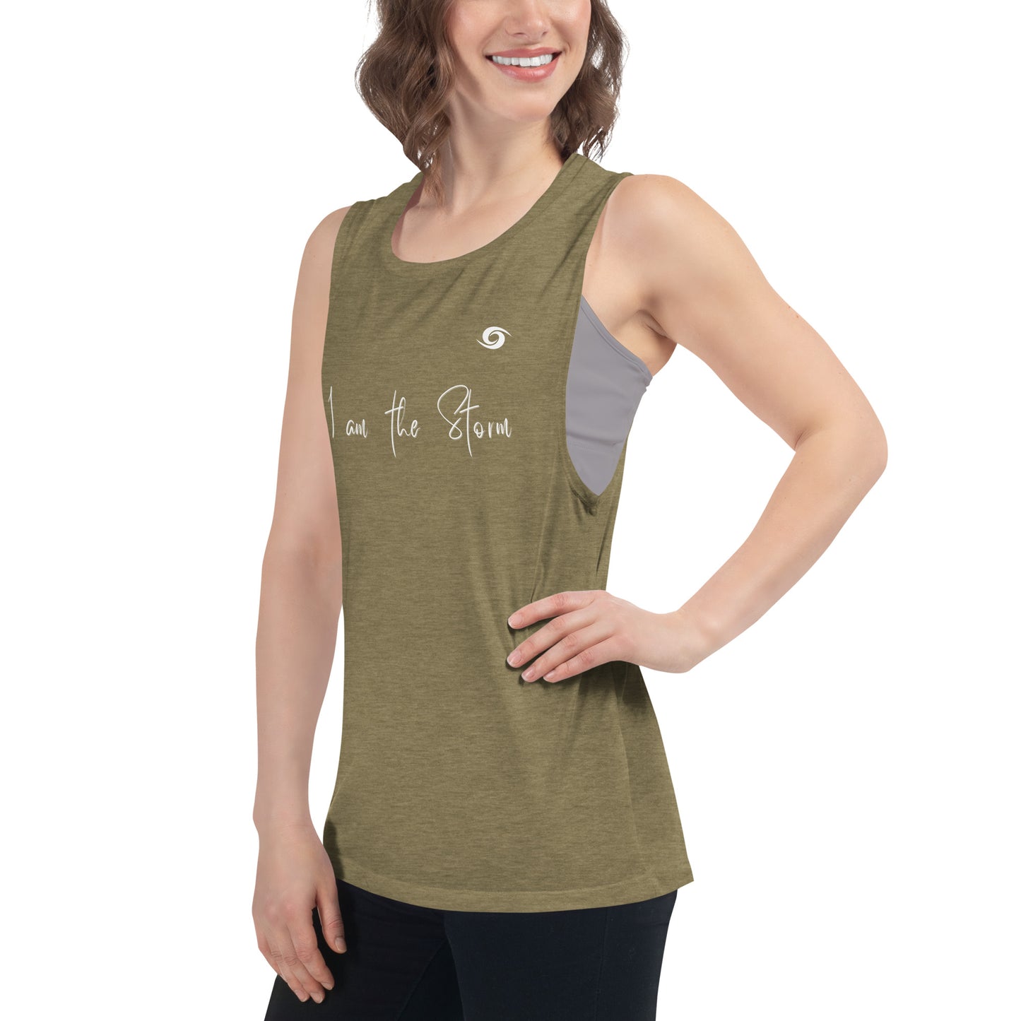 Ladies’ Muscle Tank She is The Storm