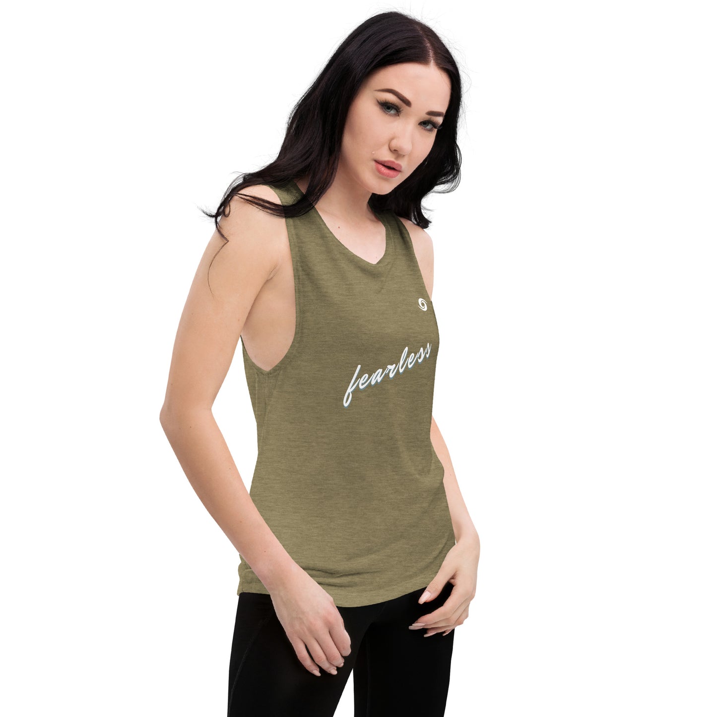 Ladies’ Muscle Tank She is The Storm- Fearless