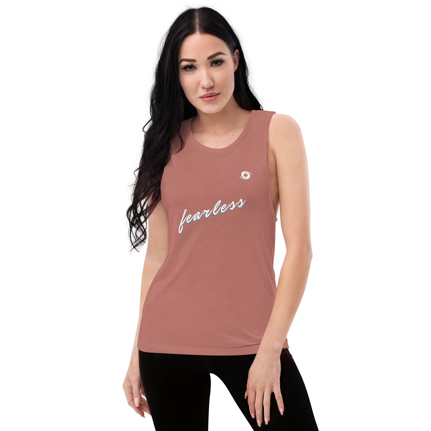 Ladies’ Muscle Tank She is The Storm- Fearless