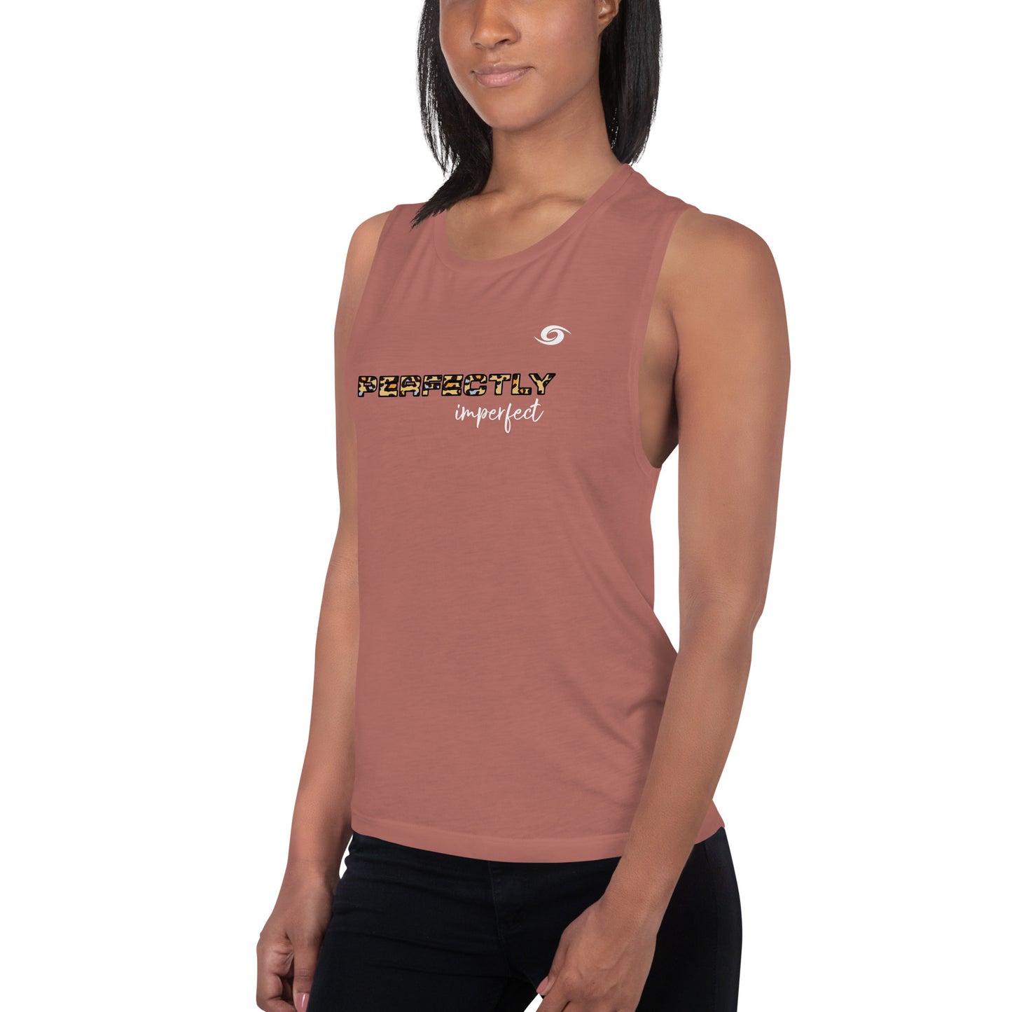 Ladies’ Muscle Tank She is The Storm- Perfectly Imperfect