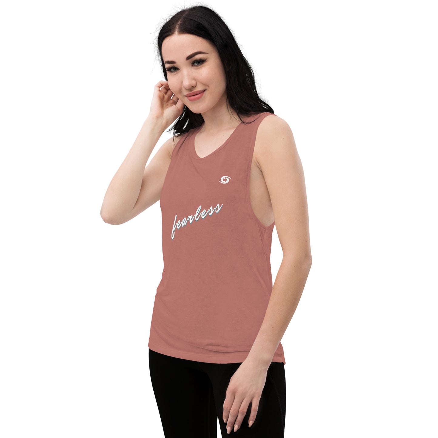 Ladies’ Muscle Tank She is The Storm- Fearless