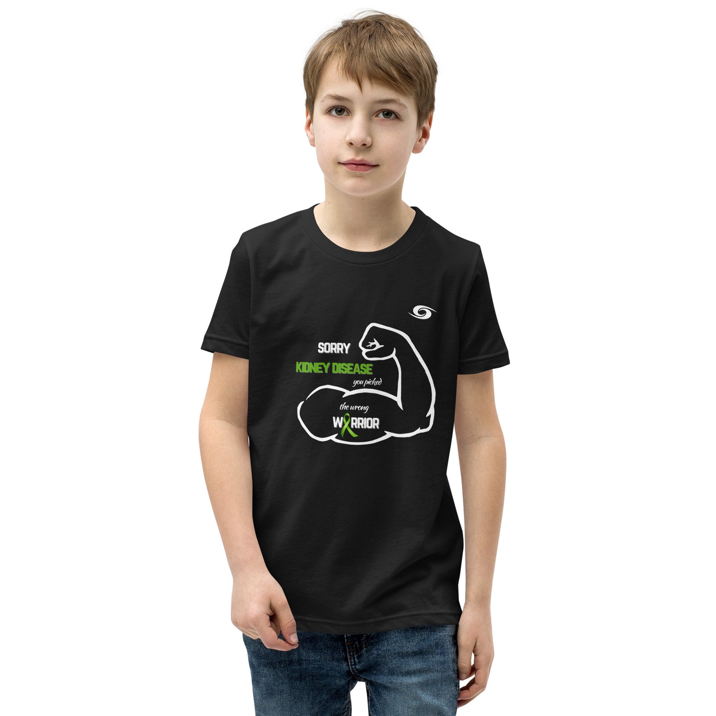 Kidney Disease Warrior Youth Short Sleeve T-Shirt