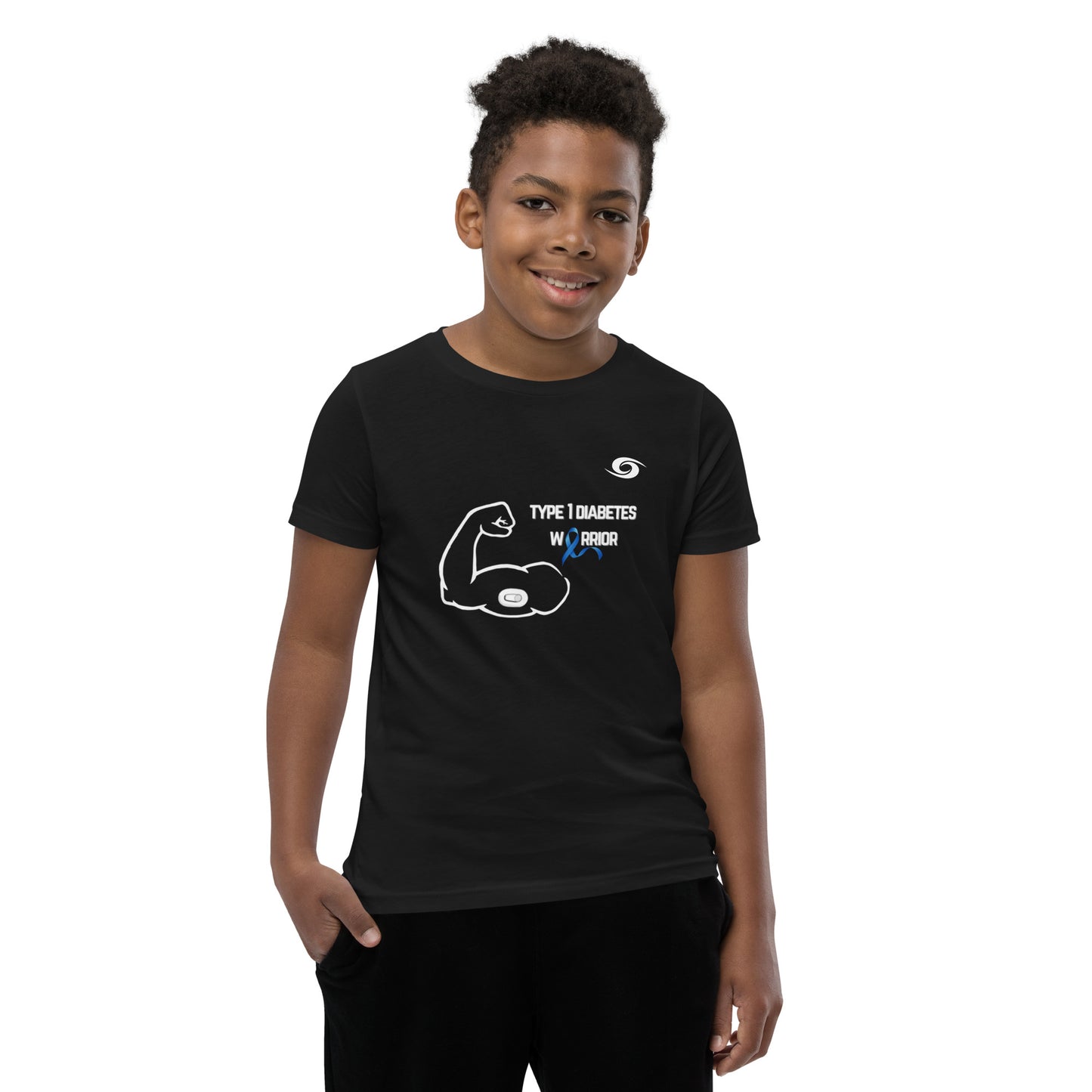 Type 1 Diabetes Warrior Youth Short Sleeve T-Shirt