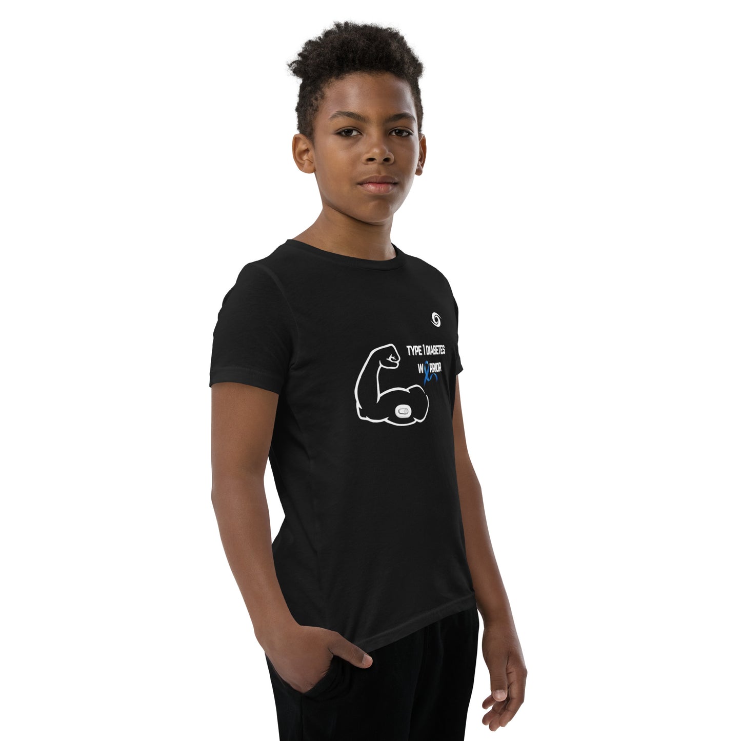 Type 1 Diabetes Warrior Youth Short Sleeve T-Shirt