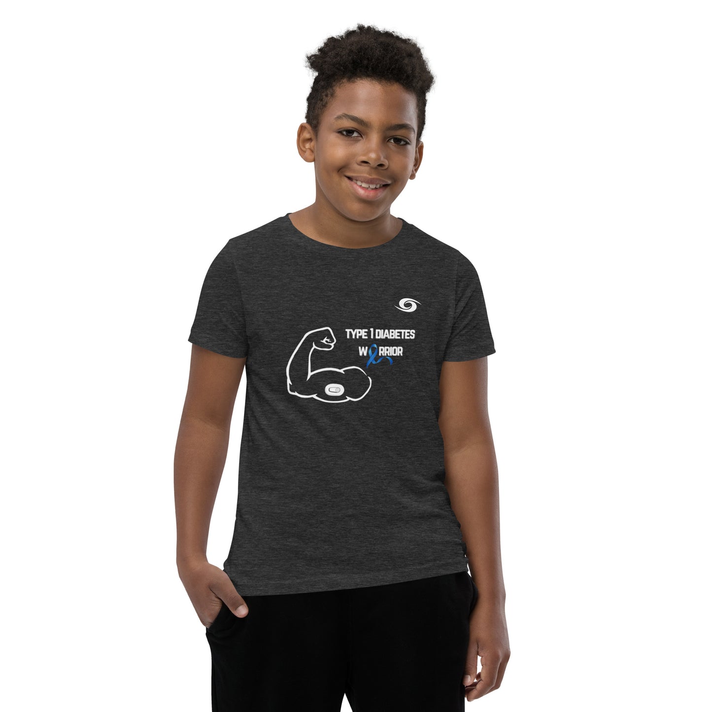 Type 1 Diabetes Warrior Youth Short Sleeve T-Shirt