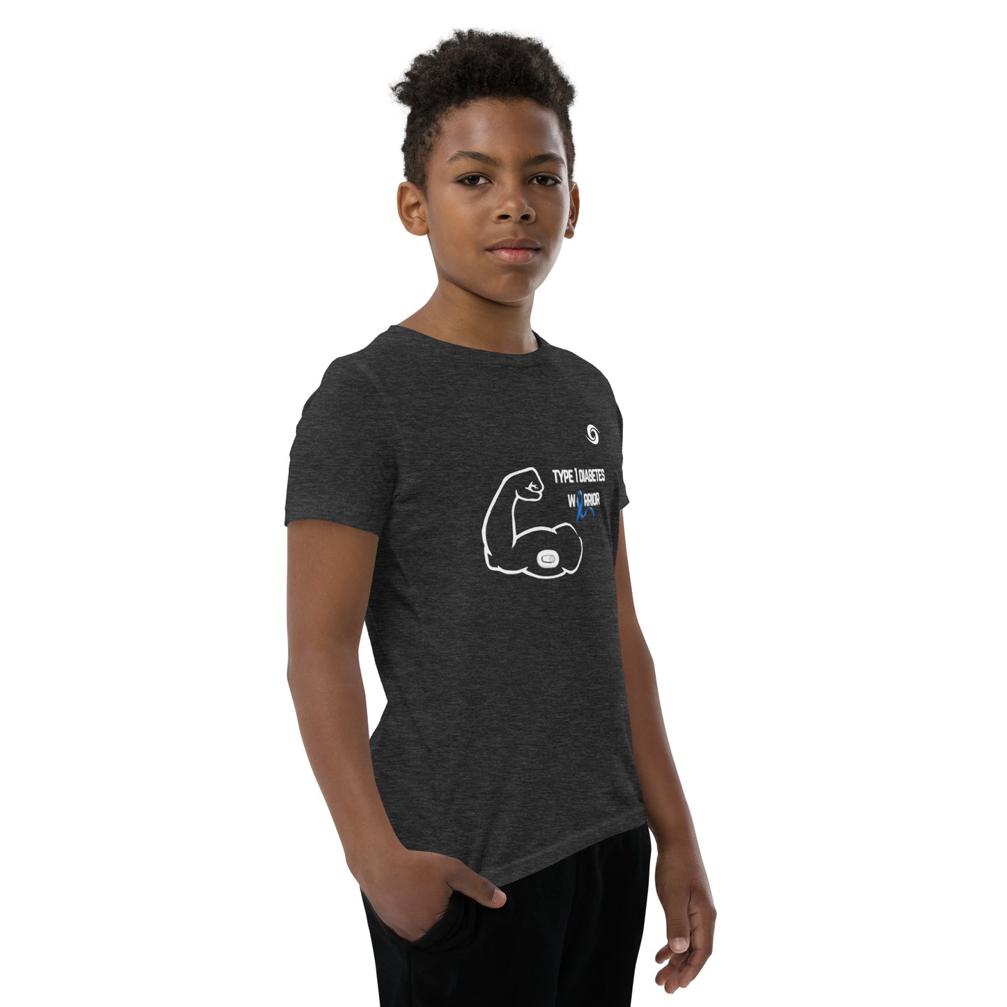 Type 1 Diabetes Warrior Youth Short Sleeve T-Shirt