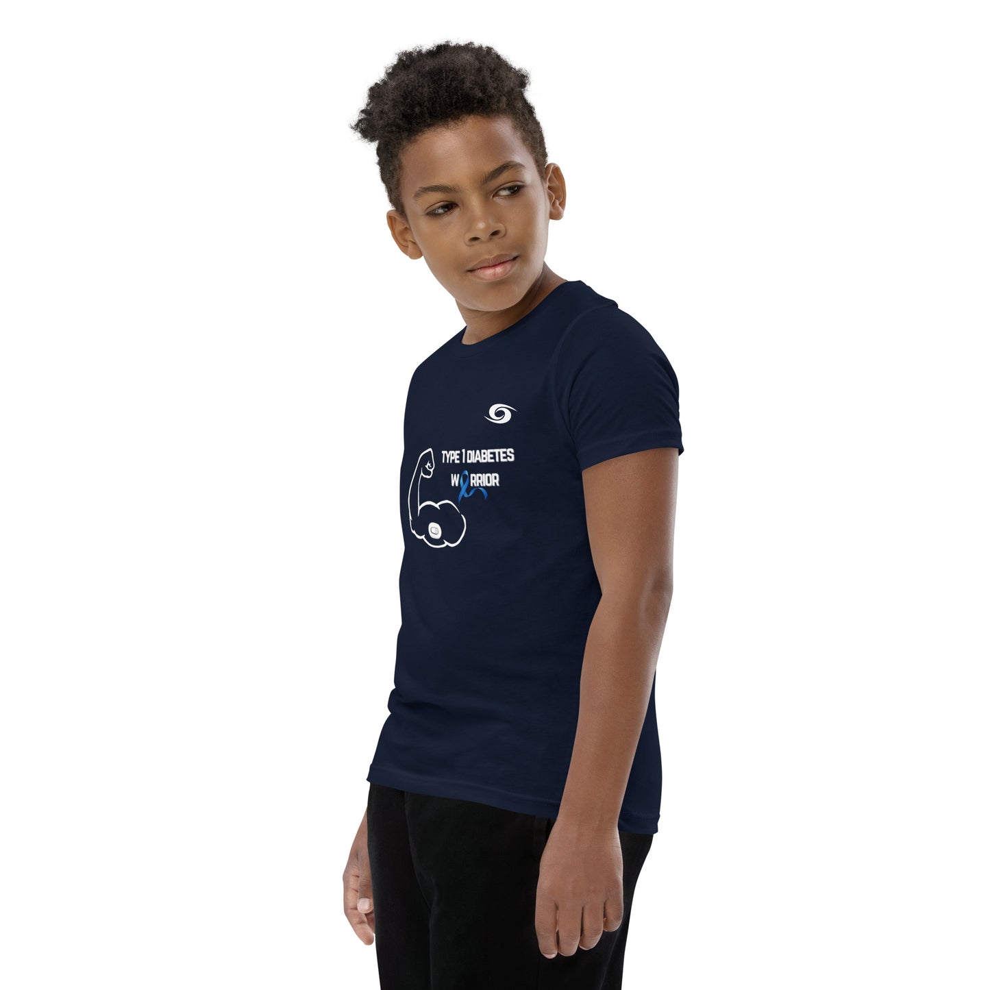 Type 1 Diabetes Warrior Youth Short Sleeve T-Shirt